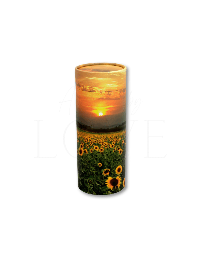 Sunflower Scattering Tube - Anchored by Love