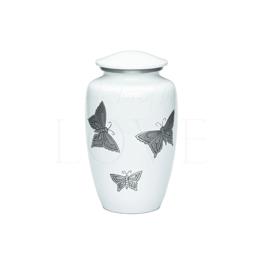 Alloy Butterfly Urn - Anchored by Love