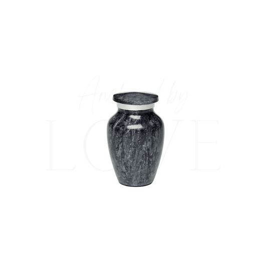 Alloy Classic Cremation Keepsake Urn Gray - Anchored by Love
