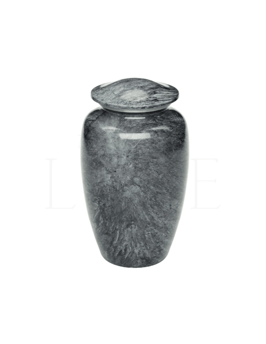 Alloy Cremation Urn - Grey - Anchored by Love