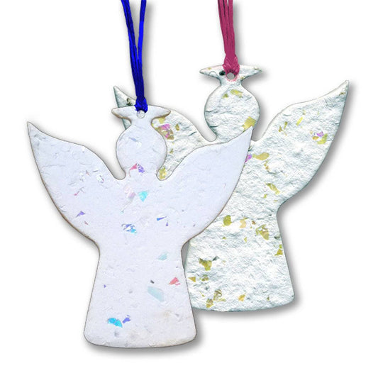 Blooming Biodegradable Ornament - Angel (Pack of 20) - Anchored by Love