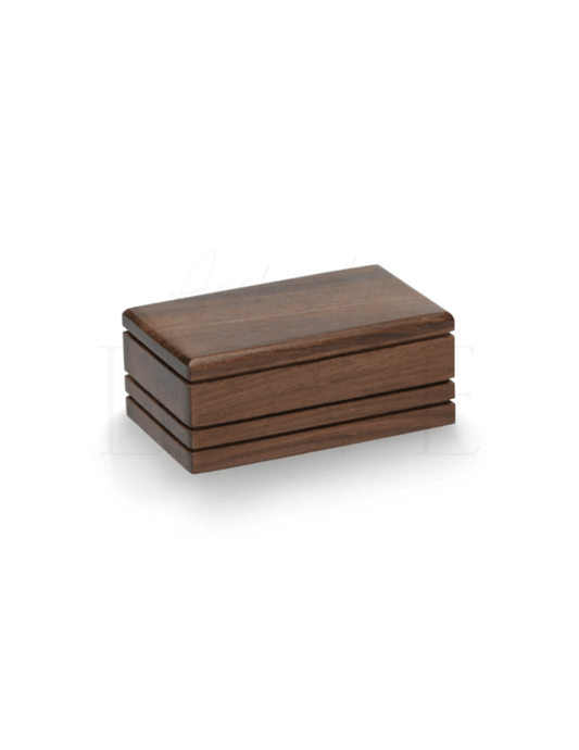 Modern Extra Small Rosewood Urn - Anchored by Love