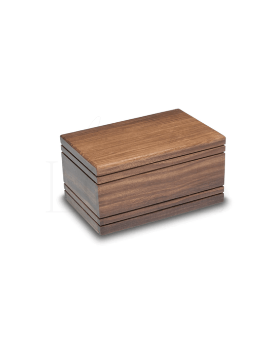 Modern Rosewood Urn - Anchored by Love