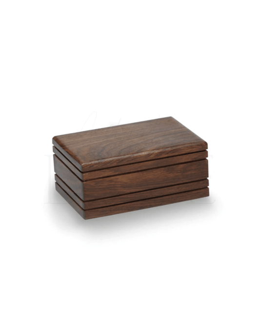 Modern Small Rosewood Urn - Anchored by Love