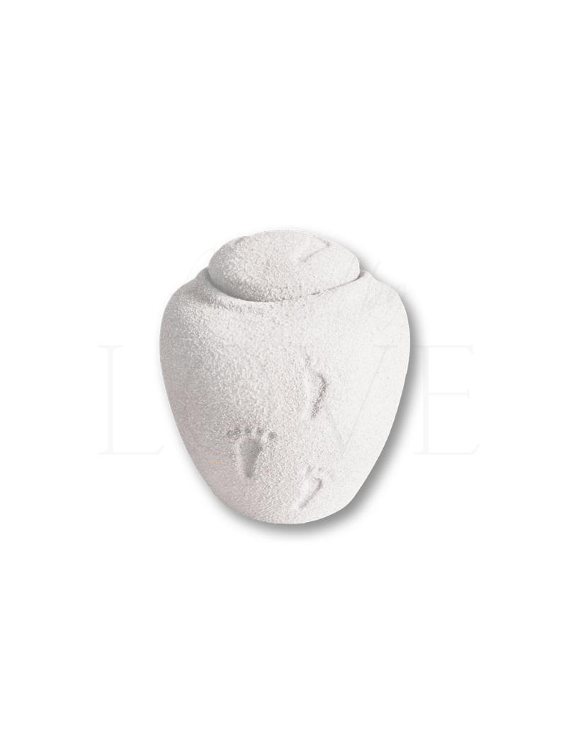 Oceane Mini Urn- Quartz White - Anchored by Love