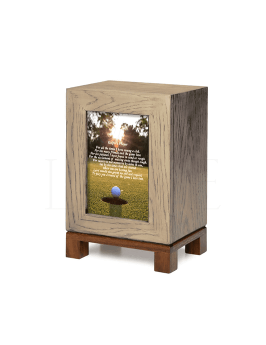 Rustic Photo Framed Golfers Prayer - Anchored by Love