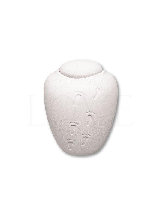 Sand Oceane Urn - Quartz White - Anchored by Love