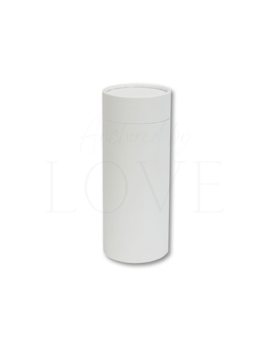 White Scattering Tube - Anchored by Love