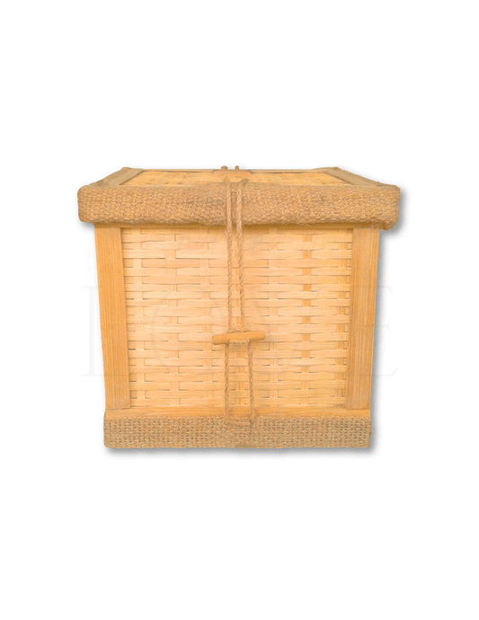 Woven Bamboo Urn - Anchored by Love